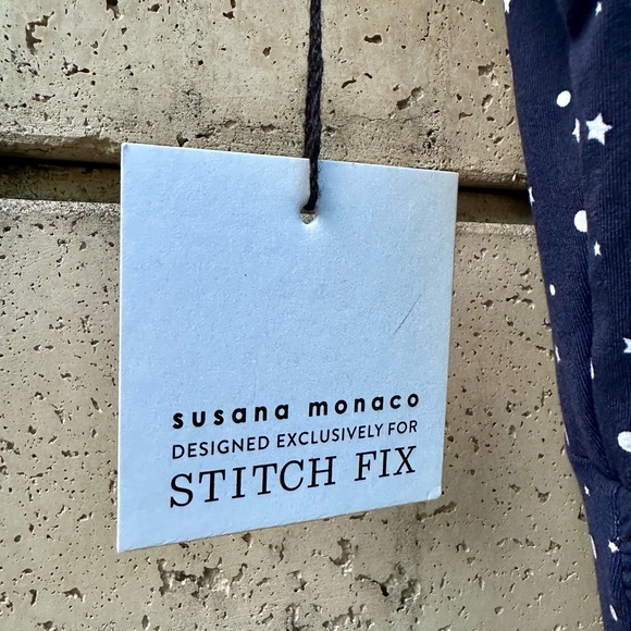 🆕🔖 Susana Monaco Stitch Fix✨Evalyn Knit Dress✨Galaxy Inkwell Navy✨Small✨NWT! - Picture 8 of 11